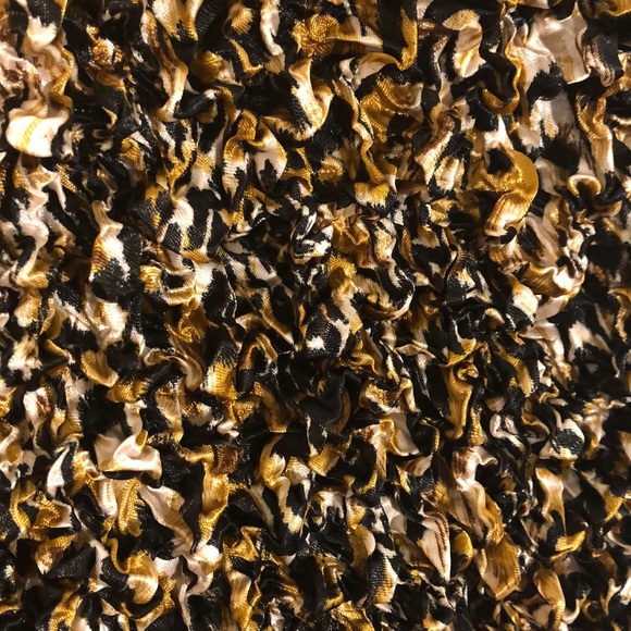 VINTAGE 00s popcorn shirt in animal print 🐆🦓🦒 - Picture 5 of 5